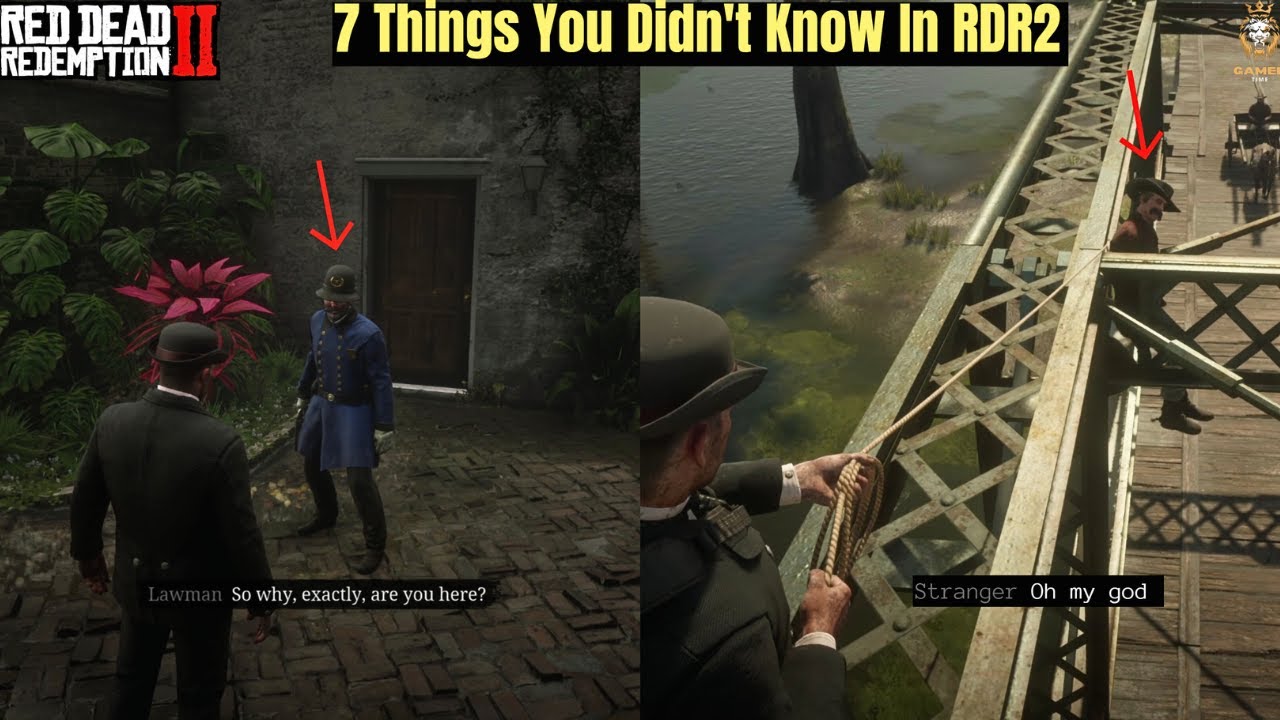 7 Things You DIDN'T Know You Could Do In RDR2 - YouTube