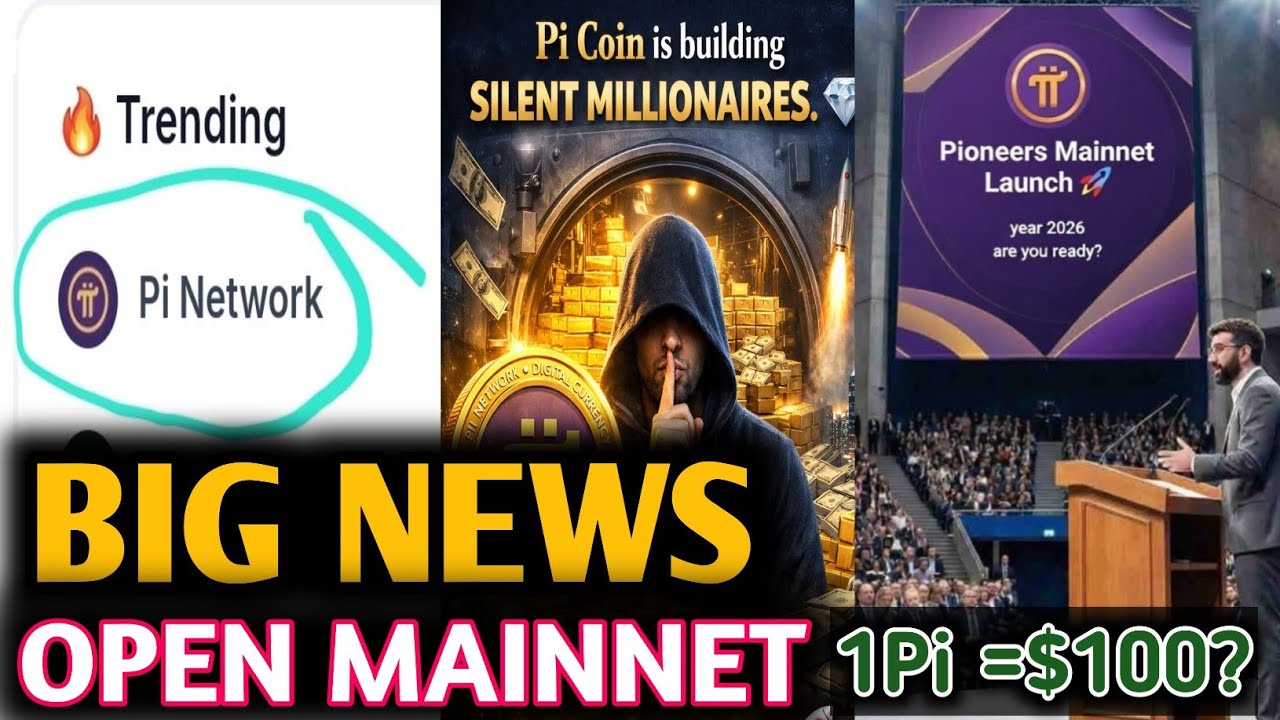 PI NETWORK OPEN MAINNET 2026| Pi GCV or $100? Pi network Update - YouTube