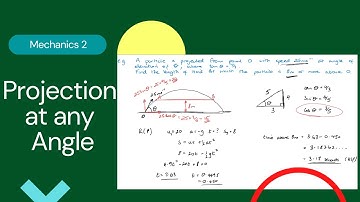 Projection at any Angle (Edexcel IAL M2 1.3)