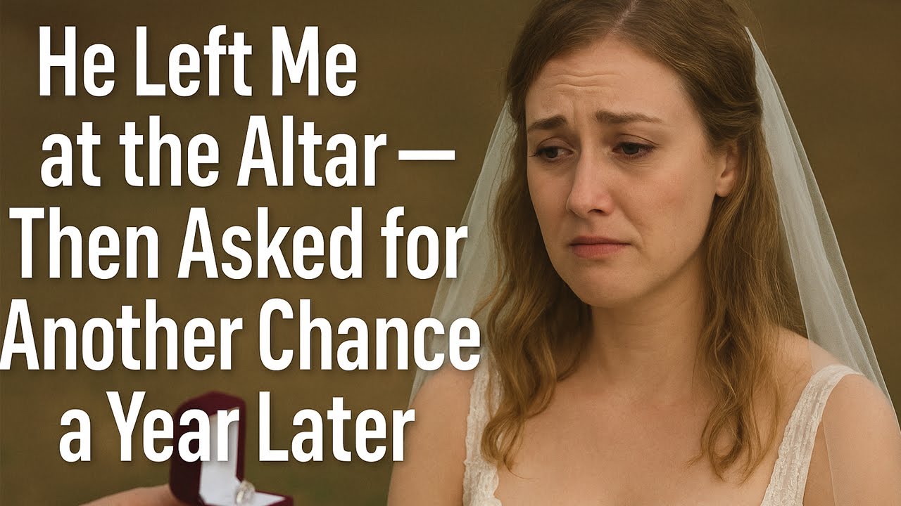 "He Left Me at the Altar… Then Came Back a Year Later Emotional True