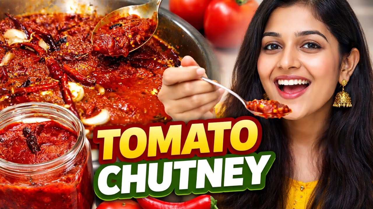 Tomato Chutney ela cheyali