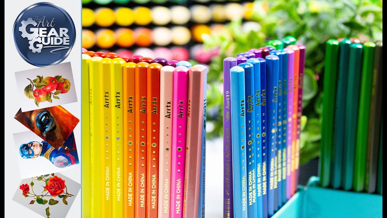 Arrtx 72 Set Watercolor Pencils Review | Arrtx Water Soluble Pencils