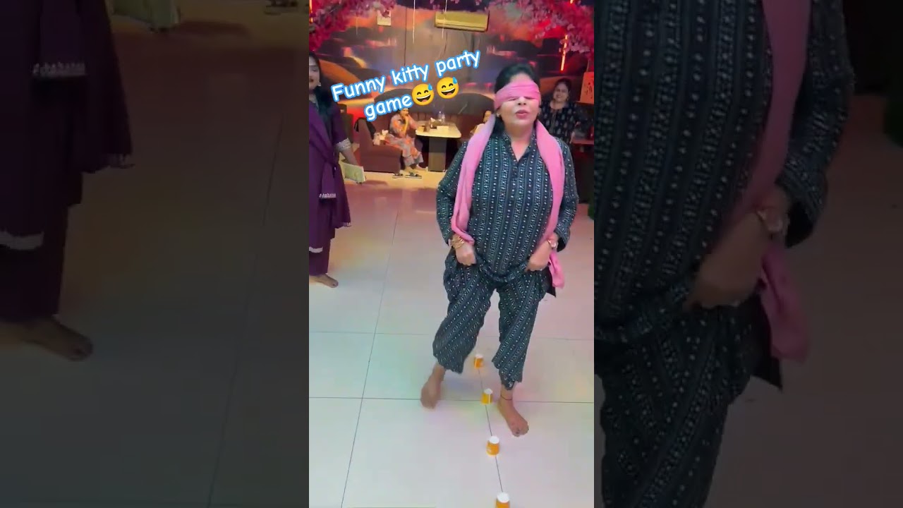 funny kitty party game🤣😍