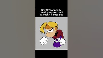 Day 1169 of poorly drawing rayman until rayman 4 comes out ( made by @cicicolorao on tumblr )