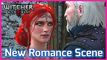 Witcher 3 ► NEW TRISS ROMANCE SCENE at Kaer Morhen, Patch 1.10 - The Broken Bed