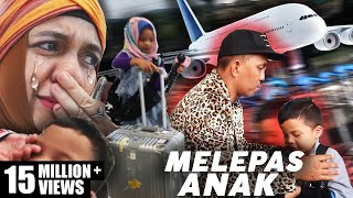 Mom Gen NANGIS!! Gak Kuat Terbangin 2 Anak Terakhirnya Sendiri | Qahtan & Saleha Halilintar