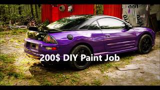 2000 Mitsubishi Eclipse GT Update DIY Paint Job