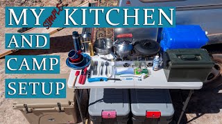 My Kitchen and Camping Setup