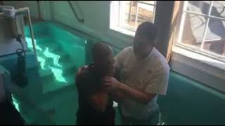 Baptism   Baptizing Bradley  in the name of Jesus Christ 01302017