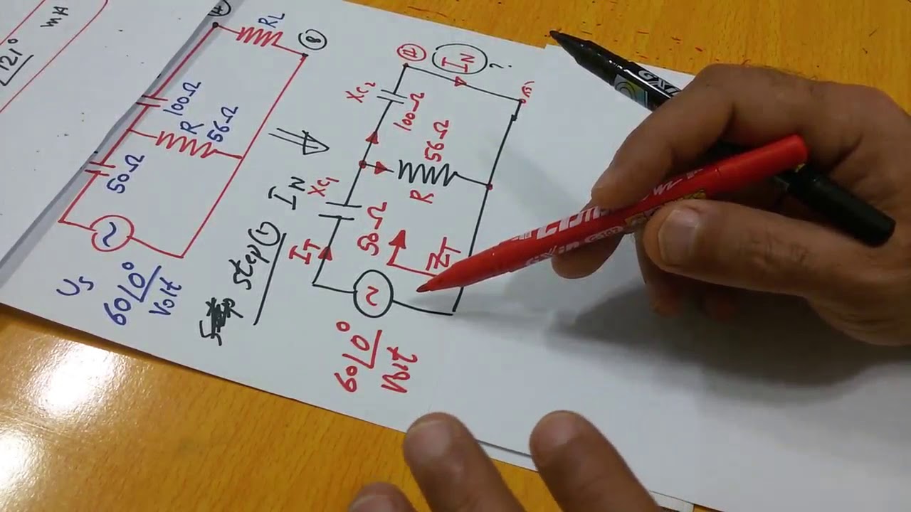 Norton's Theorem in AC circuits: Examples كيفية أيجاد مكافئ نورتن في دوائر التيار المتناوب