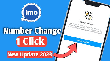 How to Change imo Number 2023 new Setting update | সঠিক নিয়মে ইমো নাম্বার পরিবর্তন করুন