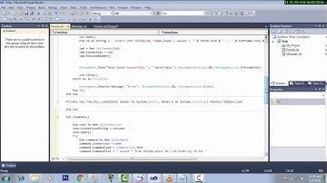 VB net Display Data Saved Into ListView Vb and Sql Server 2008 Lesson 2