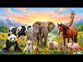 Learn Farm Animals | Cow, Sheep, Horse, Chicken