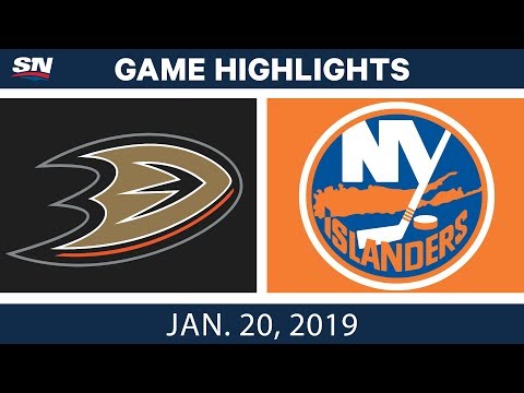 NHL Highlights | Ducks vs. Islanders - Jan. 20, 2019