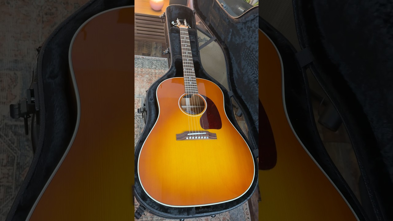 New Gibson J-45 Standard in Heritage Cherry Sunburst!