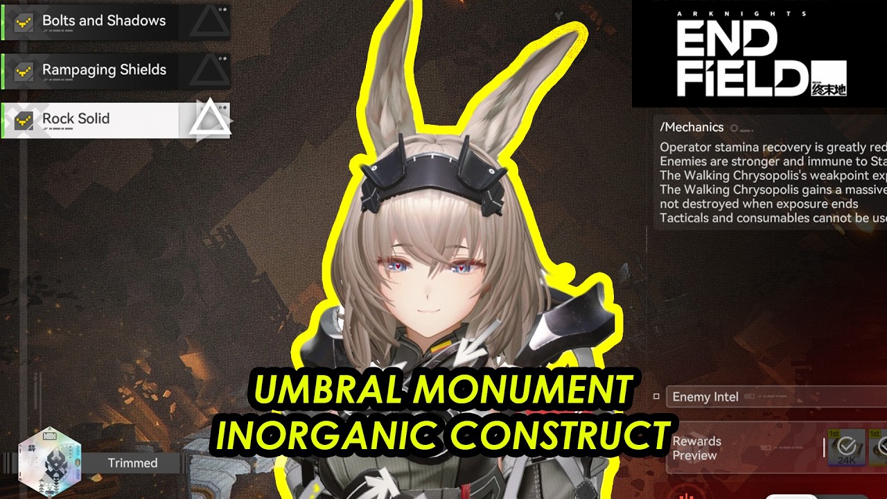 Umbral Monument Inorganic Construct (Trimmed Medal) Avywenna Team - ARKNIGHTS ENFIELD