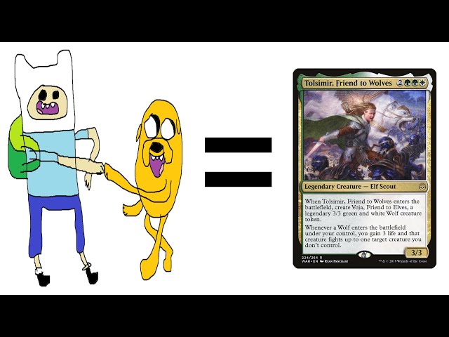 I made Finn and Jake from Adventure Time in MTG - YouTube