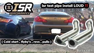 INFINITI G37 GETS ISR TEST PIPES ( FULL ISR SET UP ) LOUD‼️ Profile