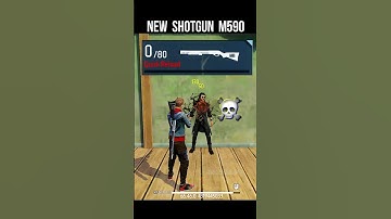 New Shotgun M590 🔥 Free Fire New Gun M590 Ability Test | OB46 Update #srikantaff