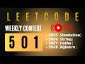 LeetCode Weekly Contest 501 Solutions | Q1, Q2, Q3, Q4 | Strings, Math, Hash Table &amp; Dijkstra