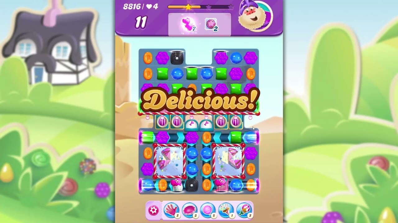 Candy Crush Saga Level 8816 - YouTube