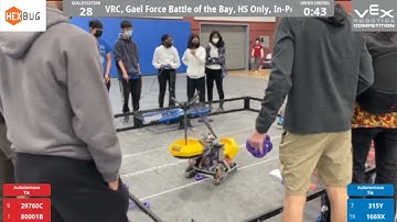 29760C 80001B vs 315Y 1669X | Q28 BotB Vex Tipping Point