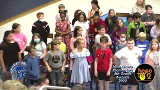 Vine Grove 4th Grade Awards 2022 nc
