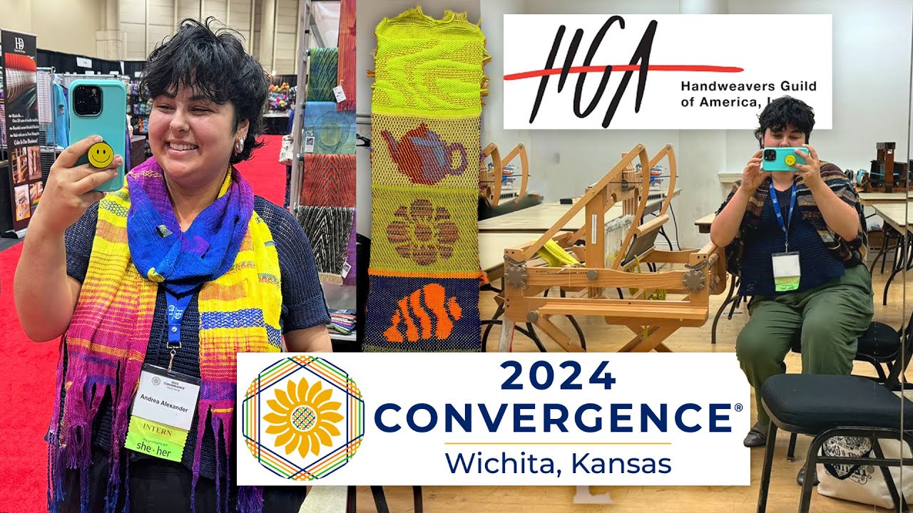 I Interned at a HUGE Weaving Conference 🎉 Handweavers Guild of America