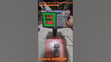 HYTECH Price Computing Weight Scale Calibration | Step by Step Guide