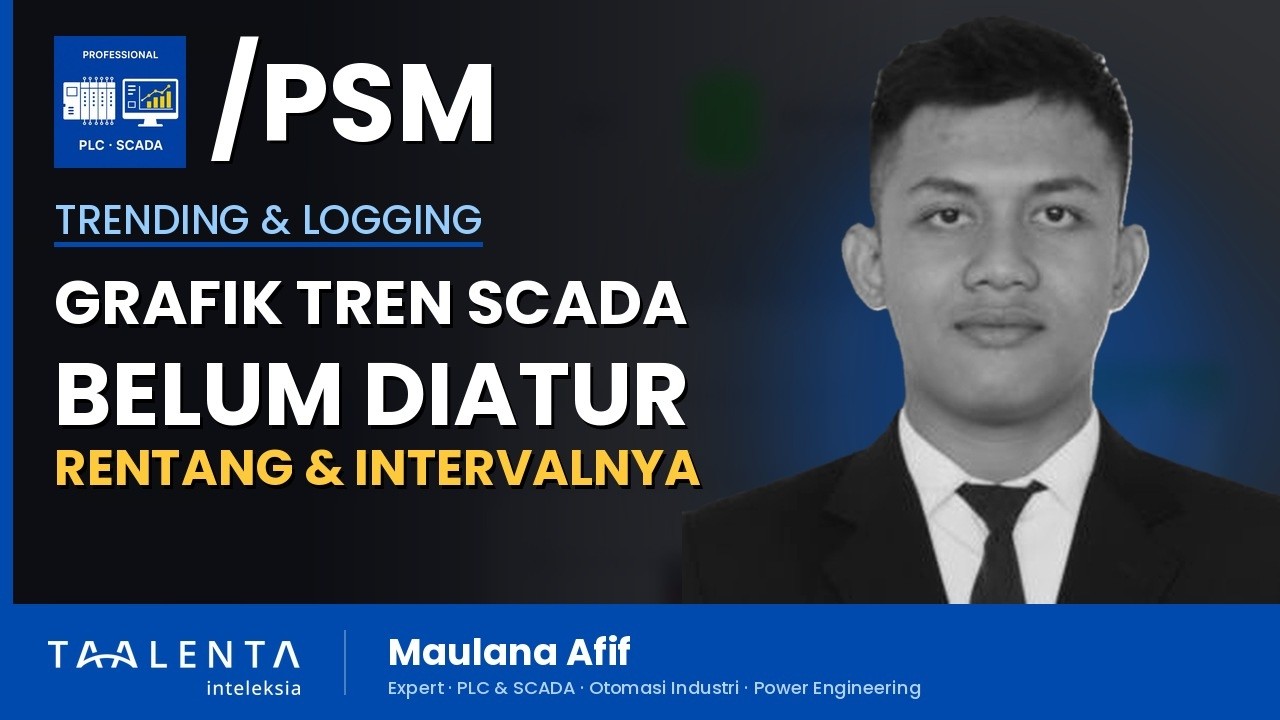Anda Menaruh Grafik Tren di SCADA, tapi Rentang Nilai dan Intervalnya Belum Diatur