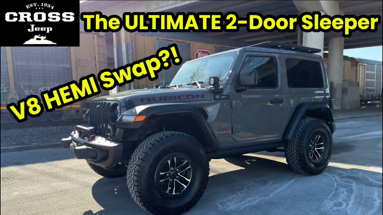 Двухдверный Jeep Rubicon с двигателем HEMI мощностью 425 л.с. — это настоящий монстр!