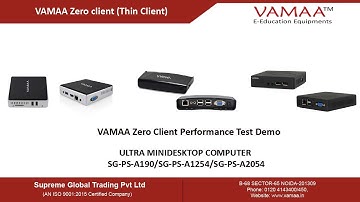 VAMAA Thin Client( Zero client) Performance test