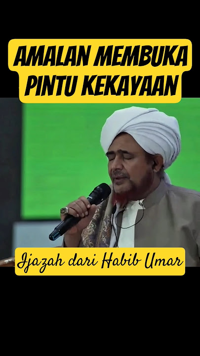 Practice opens the door to wealth, a direct diploma from Habib Umar. #habibumarbinhafidz #habibji...