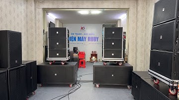 Dàn âm thanh sự kiện - line array 30Neo nguyên khối - Phát trực tiếp !