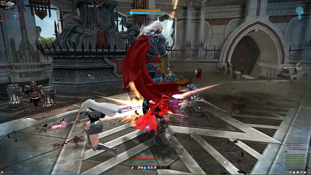 Vindictus 4k(2160p /60 fps) Royal Castle Topaz Hall(Romel)