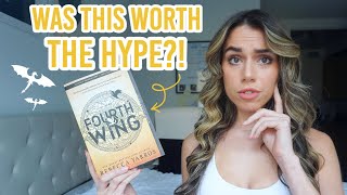 I Read Fourth Wing by Rebecca Yarros To See If Its ACTUALLY Good [Fantasy Romance Vlog]