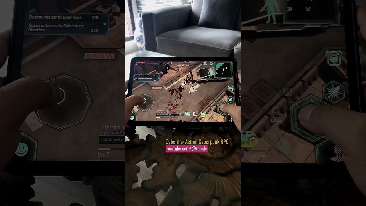 Cyberika: Action Cyberpunk RPG - Game for Android - Gameplay 