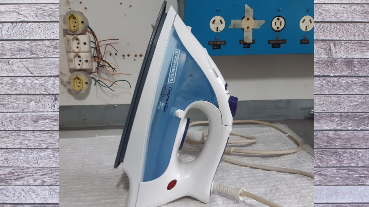 Ferro de passar black decker ceramic gliss não liga, aprenda desmontar, fazer os testes e concertar