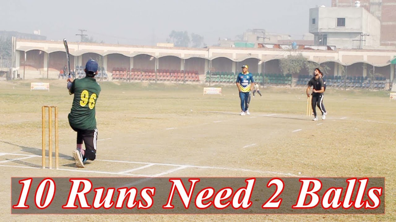 BIG MATCH 82 Runs Need In 30 Balls Best Match In Cricket History Ever ...