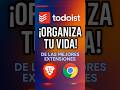 Deja de olvidar tareas 😱 Usa Todoist en Brave y Chrome #Brave #Chrome #shorts #shortvideo #video