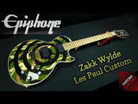 Epiphone Zakk Wylde Les Paul Custom Bullseye Camo 2005 Made in