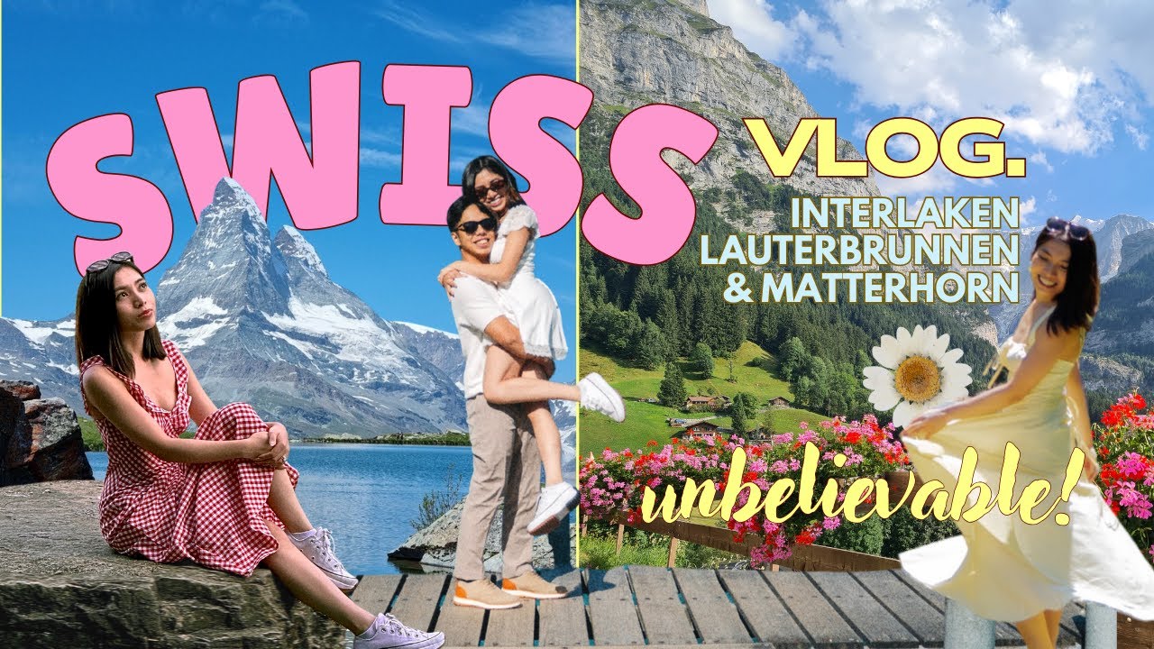 Swiss vlog! ☺️🌷 went to the dreamiest place in switzerland! 