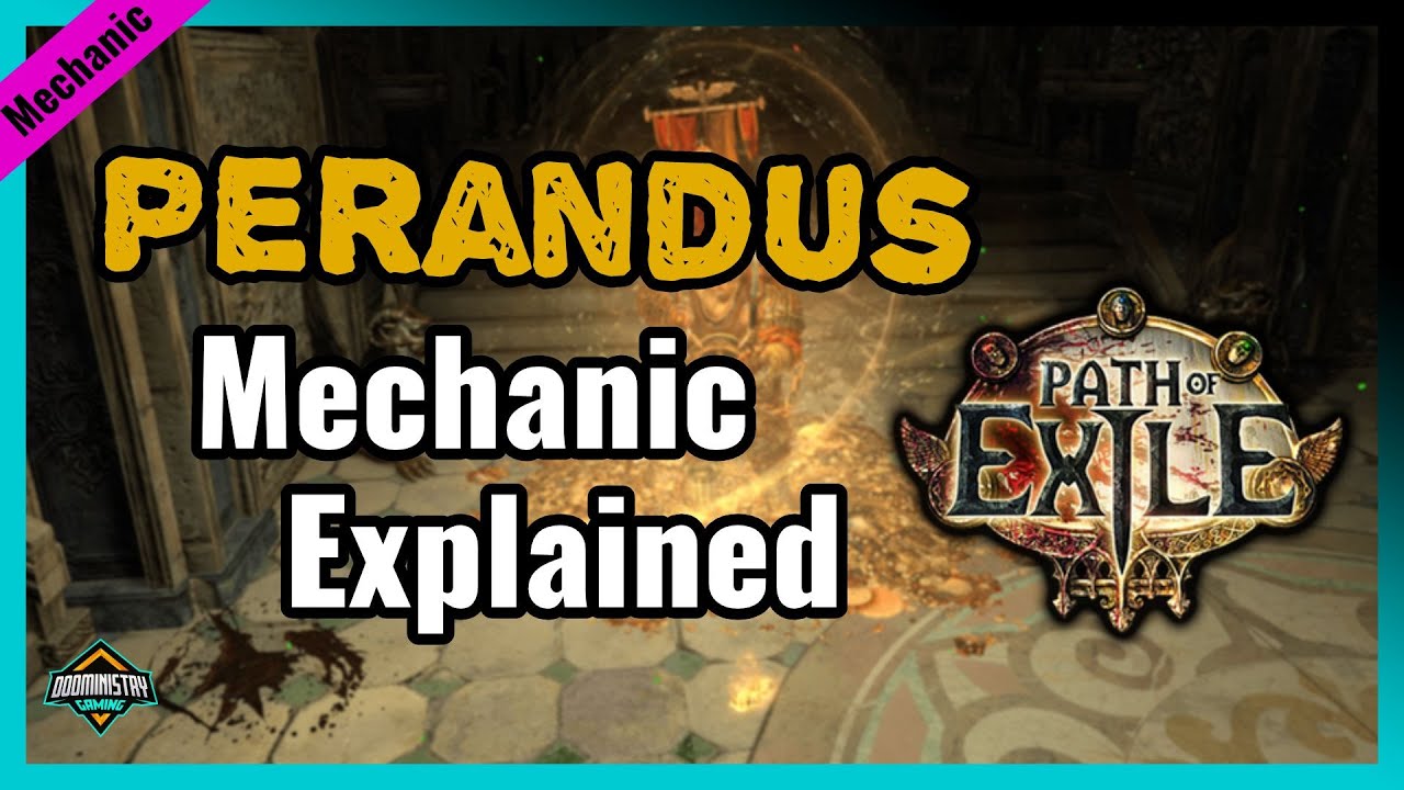 [Path of Exile] Perandus (Cadiro) League Mechanic Explained!