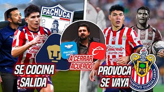 🚨CHIVAS CIERRA ACUERDOS! | 2 EQUIPOS POR TAPIAS | REY PROVOCA SALIDA DEL TIBA AL MERCADO 