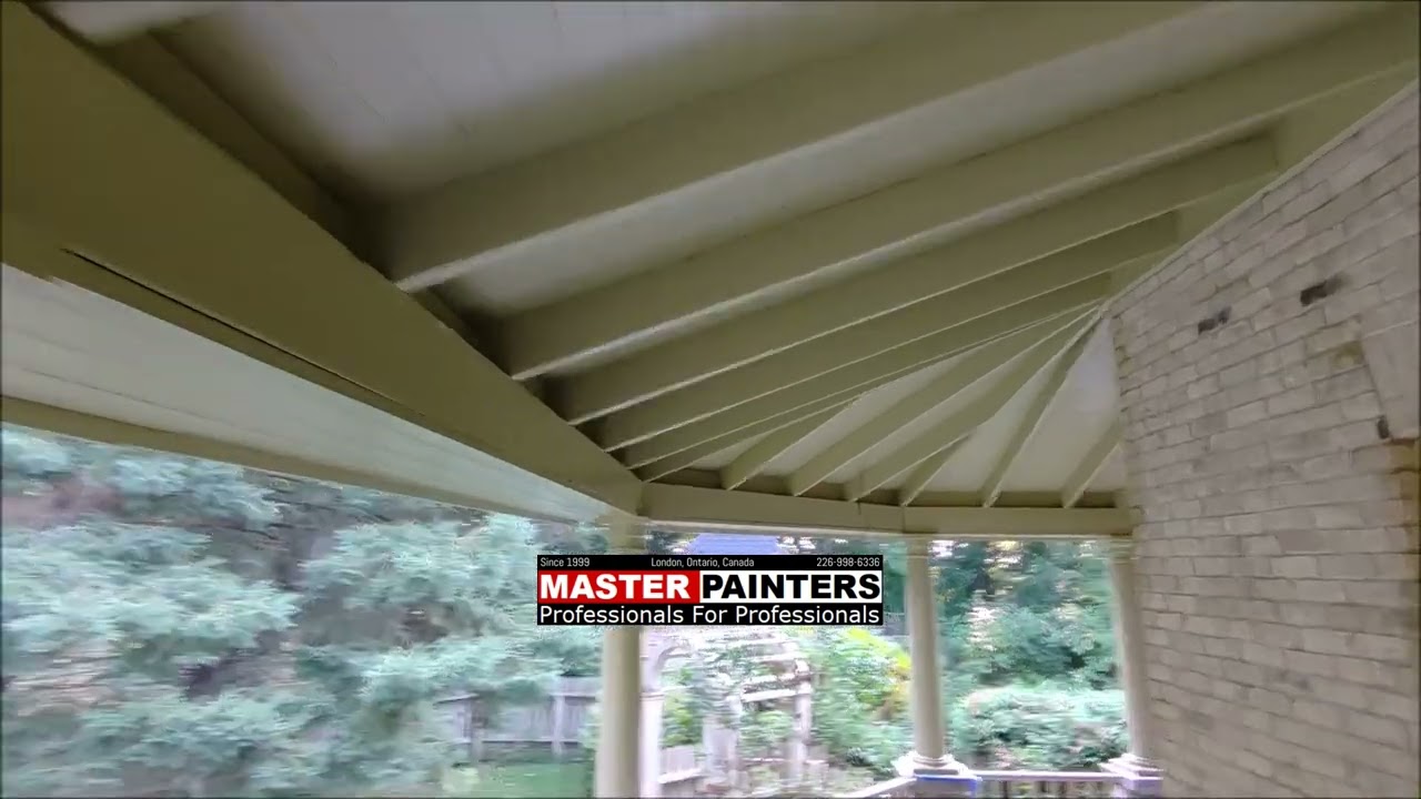 📍 EXTERIOR PORCH PAINTING FOR HERITAGE HOMES | Master Painters London Ontario