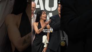 Zoë Kravitz  Moment Gets Interrupted by a Wasp 🐝😂#zoekravitz#interrupted#moments#moviepremiere