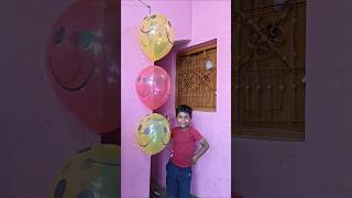 Lam no bong bay nhan qua bat ngol Burst balloons to receive surprise #shortvideo #viral