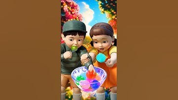 Squid Game AI Edible Slime Balls ASMR #squidgame #squidgame2 #asmr #ai