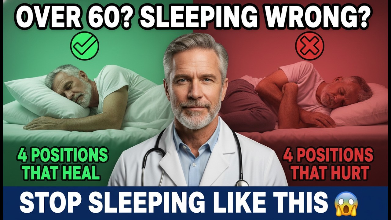 Sleep After 60? You’re Sleeping Wrong — 4 Positions That Hurt, 4 That Heal