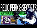 Destiny 2 News | EXOTIC RELICS & QUEST SECRETS! New Perk, Hidden Enemies, Event Rewards, AFK Drama!